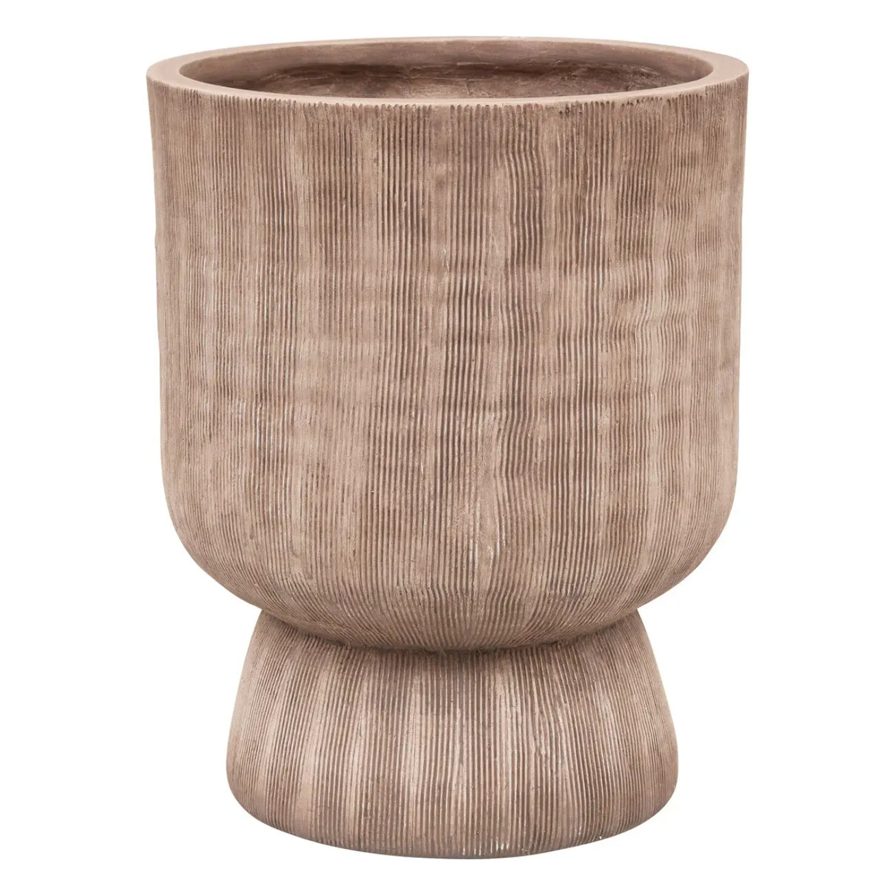 Cache-pot Romia marron 30x30cm