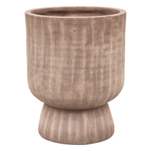 Cache-pot Romia marron 30x30cm