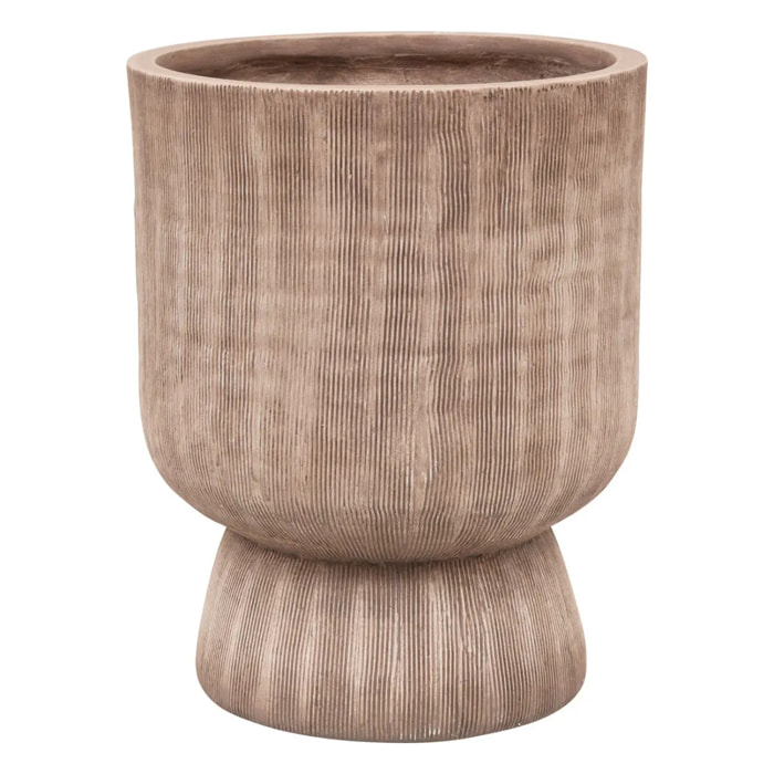 Cache-pot Romia marron 30x30cm