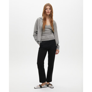 Pantaloni Basici in Tessuto Tecnico