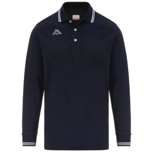 Polo Shirts Kappa Uomo LOGO MALTAX 5 MLS Blu
