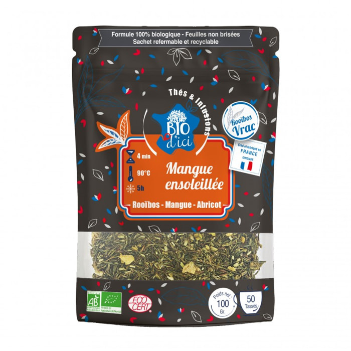 Rooïbos Bio Mangue ensoleillée - Sachet Vrac 100g