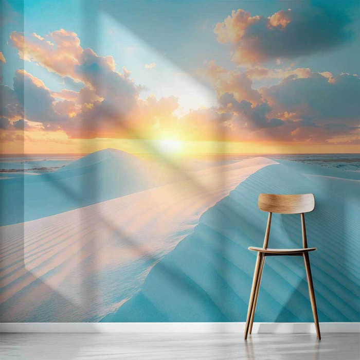 Papier peint dunes au brésil sous le sunset Intissé