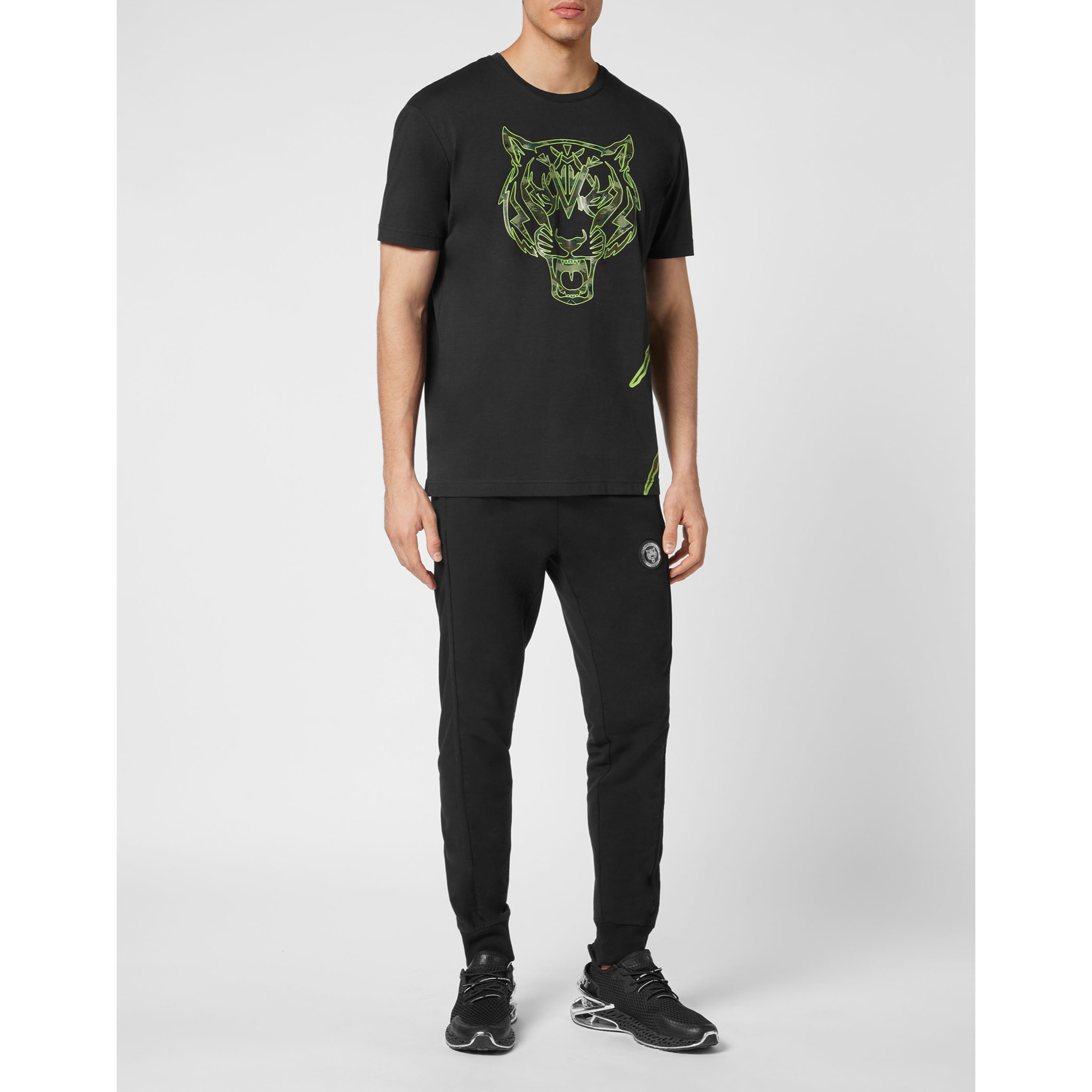 PLEIN SPORT Maglietta con scollo a V TIGER