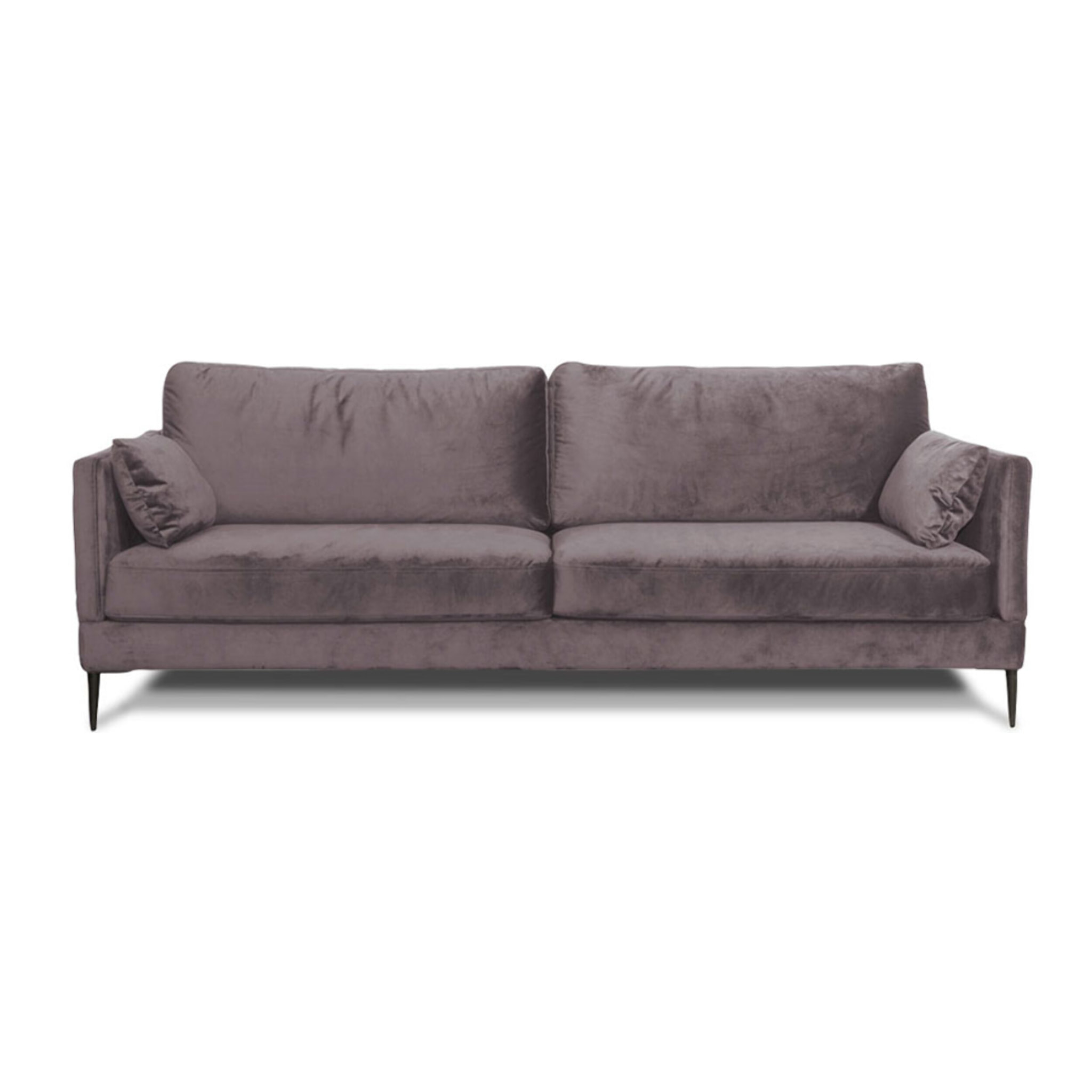 Canapé Velours Droit Splendido - 3 Places