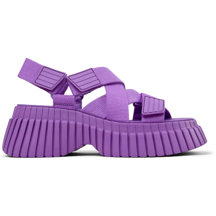 Sandalias - CAMPER BCN - Violeta - Textil técnico (poliéster reciclado)