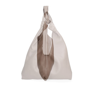 Borsa a spalla da donna In Vera pelle Made in Italy 40x42x2 cm