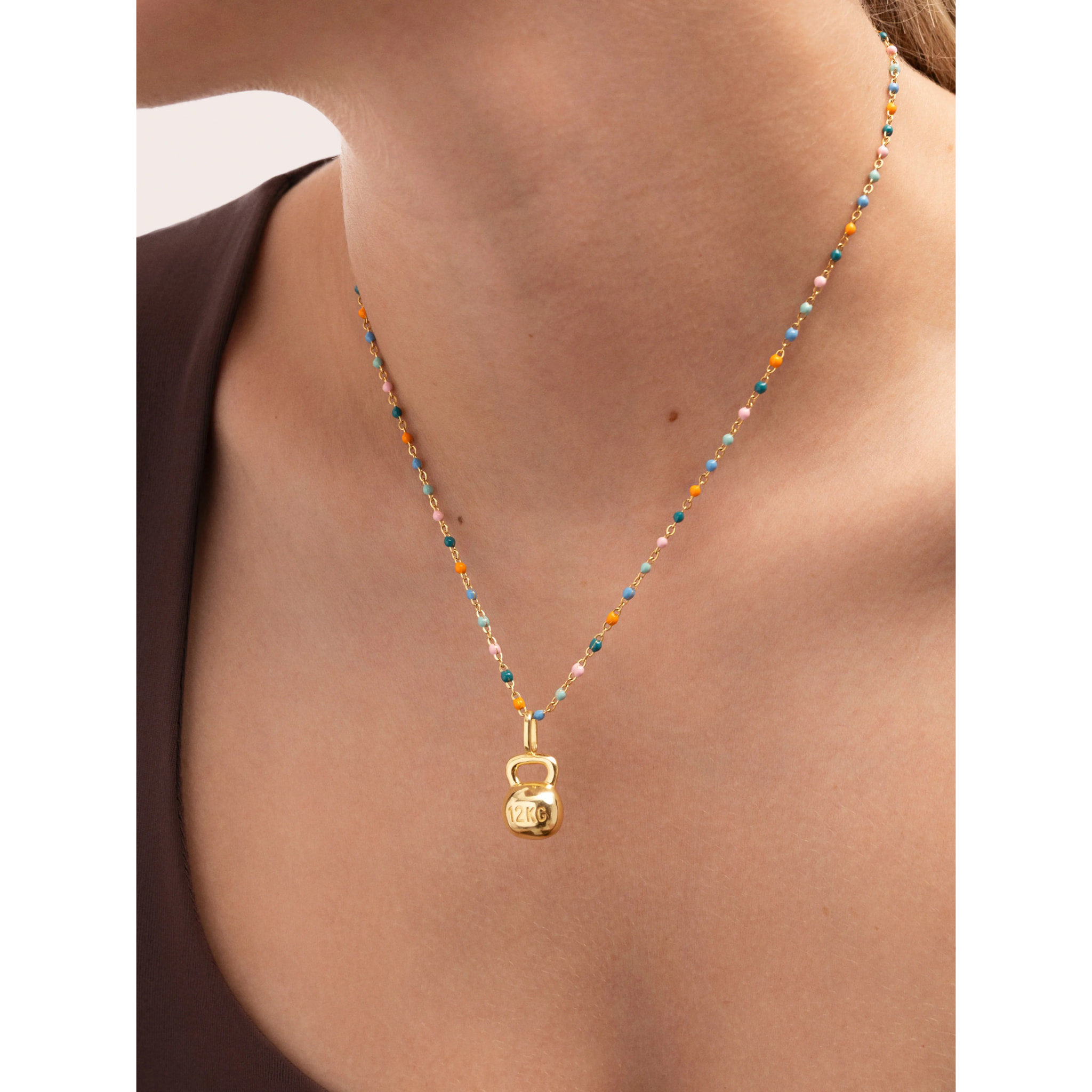 Charm Kettlebell Placcato Oro