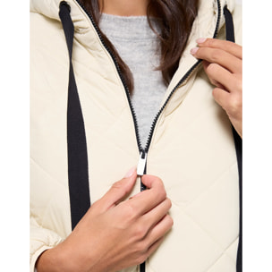 Chaqueta con Capucha Beige - Dumosa