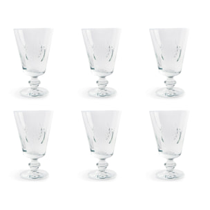 Set 6 Calici Excelsa – Victoria, Vetro Trasparente 34 cl