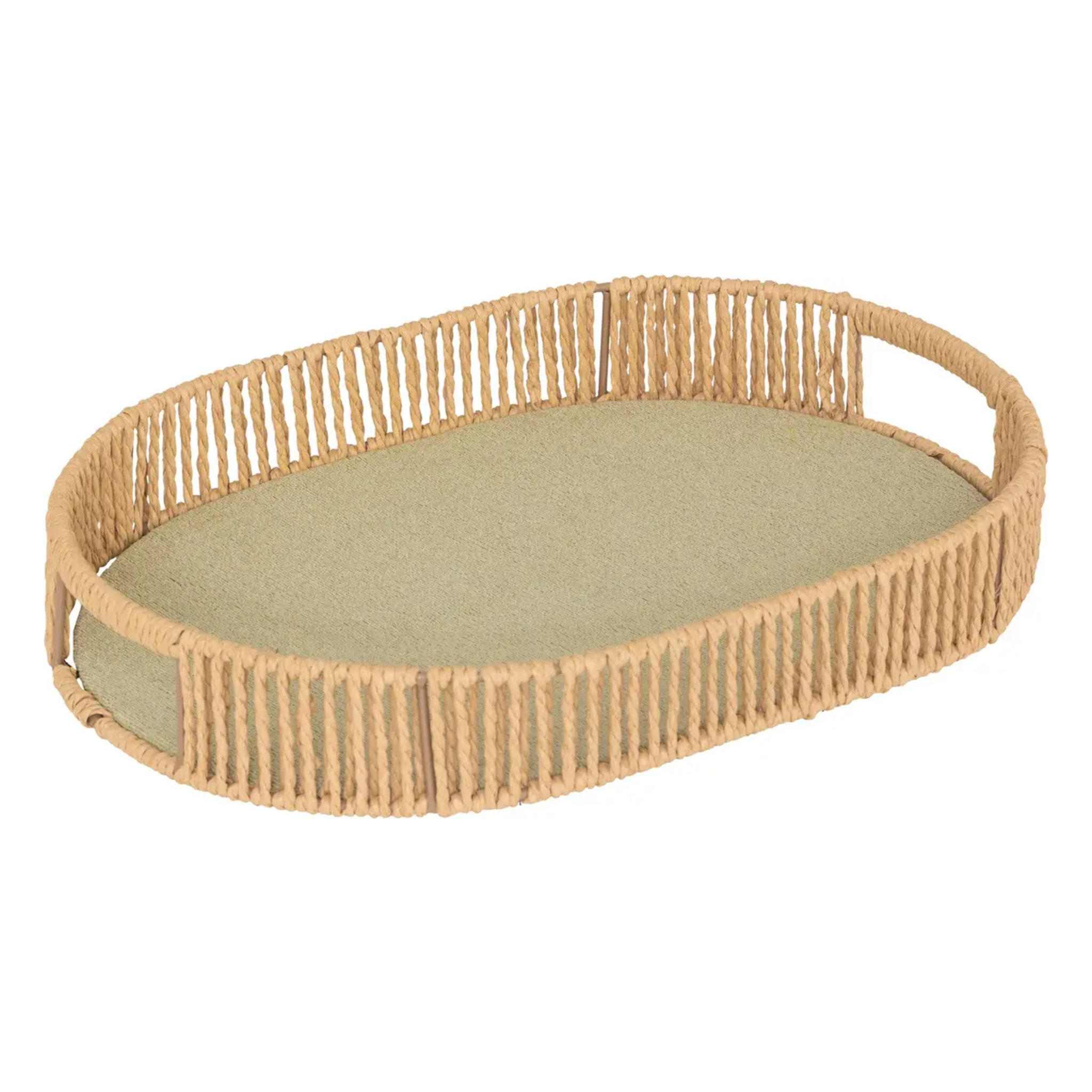 3 plateaux "Ali" beige 39x28x5,7cm