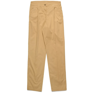 Kappa - Pantalones Mujer Beige - Noelia Light Poplin