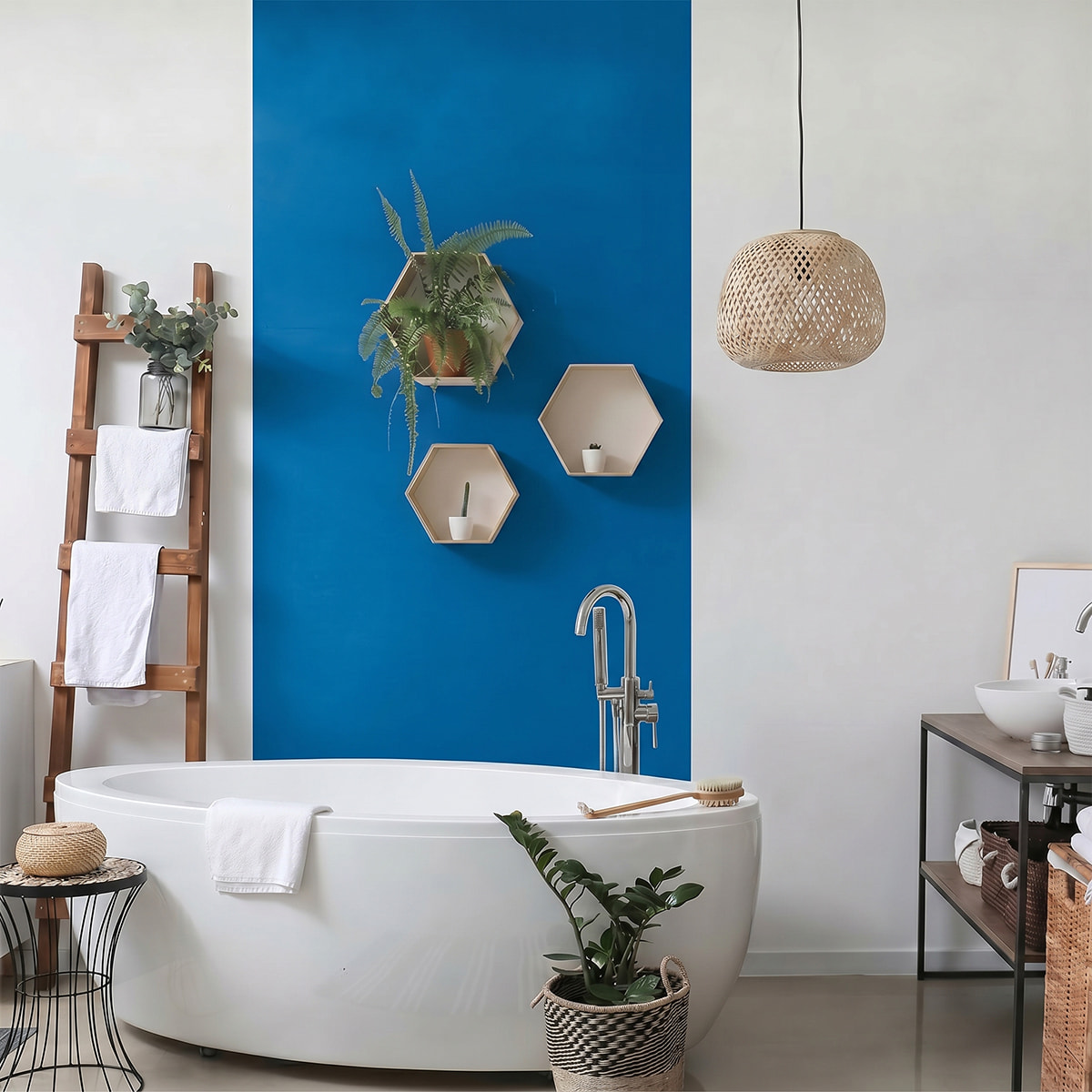 Rouleau adhésif décoratif Vinyle au Mètre - Bleu marine - Sticker Lavable Imperméable Mur Cuisine Meubles