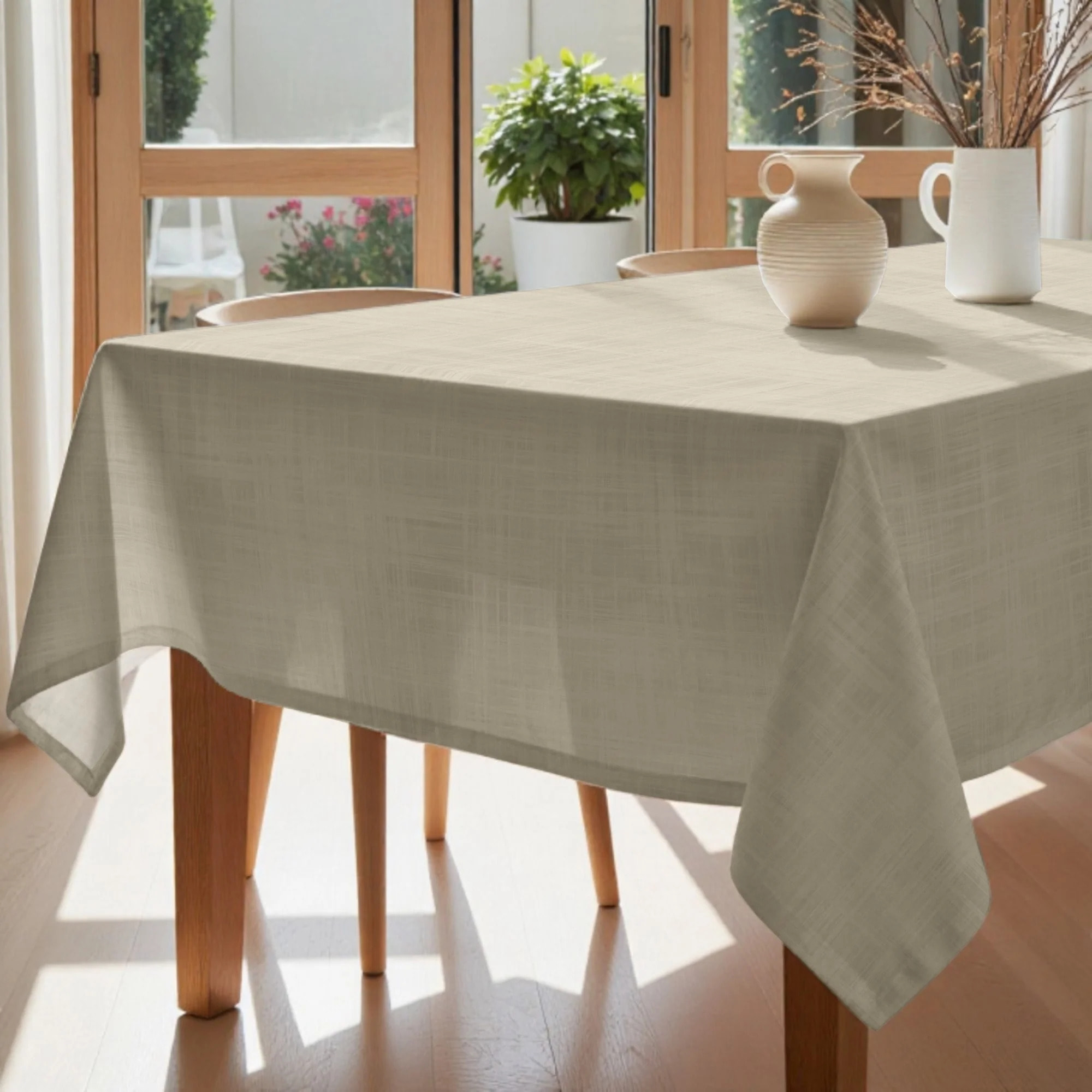 Nappe en résine anti-taches Beige Medio