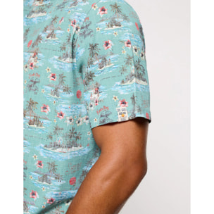 Camiseta Manga Corta Azul - Pinahop