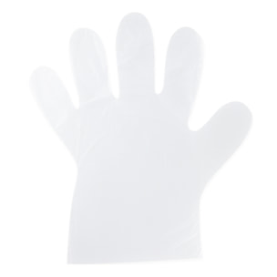 Gants en plastique sac de 100 pcs.