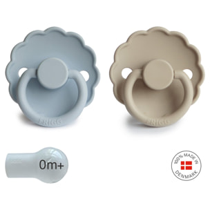 Frigg Pack 2 Chupetes Block Silicona Daisy