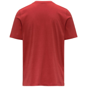 T-Shirts & Top Kappa Uomo Logo Tide 140 Rosso