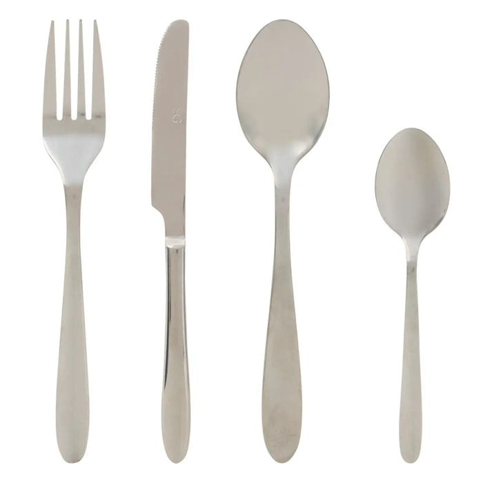 Ménagère Nevis 24 pièce(s) argent L1,8xp0,6xH23,6cm