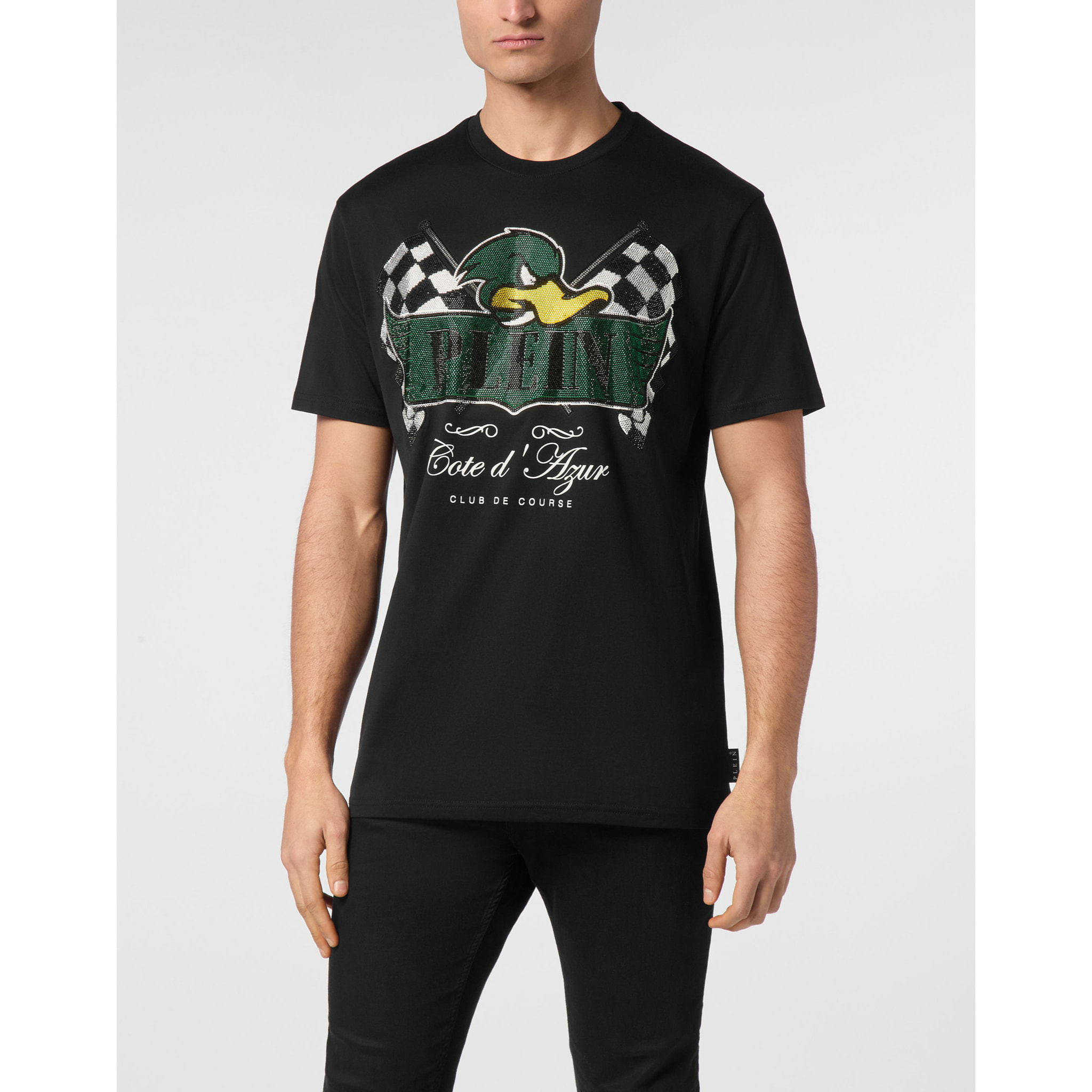 PHILIPP PLEIN Camiseta de cuello redondo y manga corta DUCK
