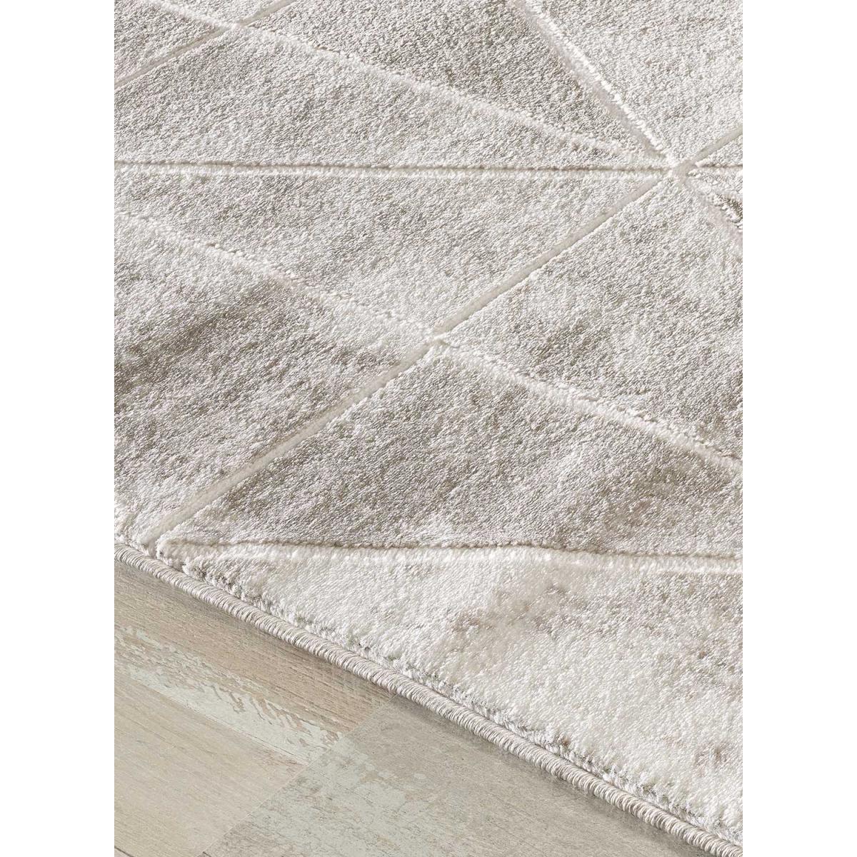 Tapis salon et chambre tissé motif géométrique VOBA