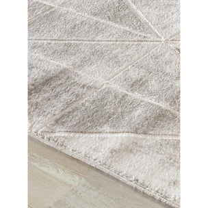 Tapis salon et chambre tissé motif géométrique VOBA