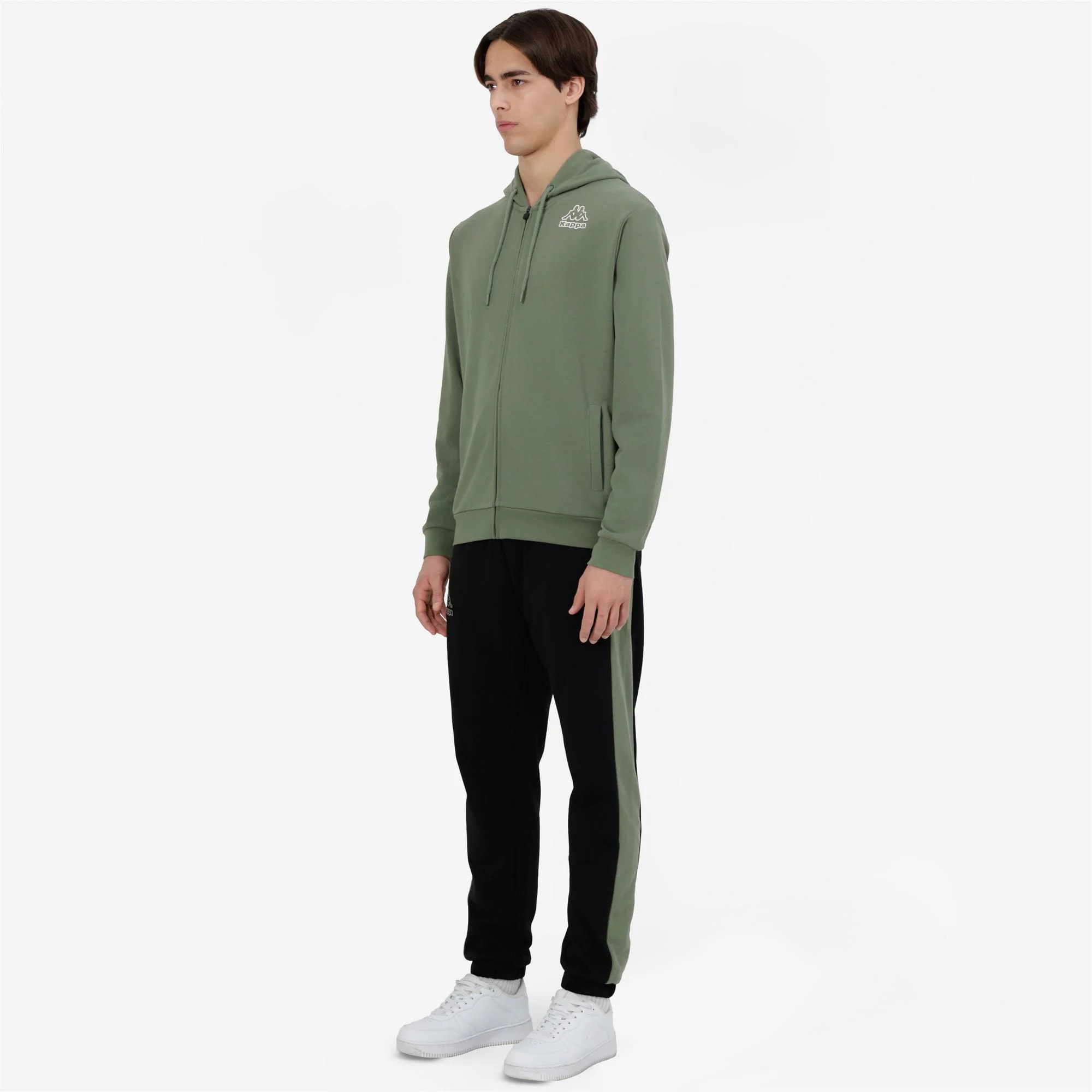 Kappa - Chándales deportivos Hombre Verde - Logo Glomeri
