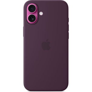 Coque APPLE iPhone 16 Plus MagSafe Prune silicone