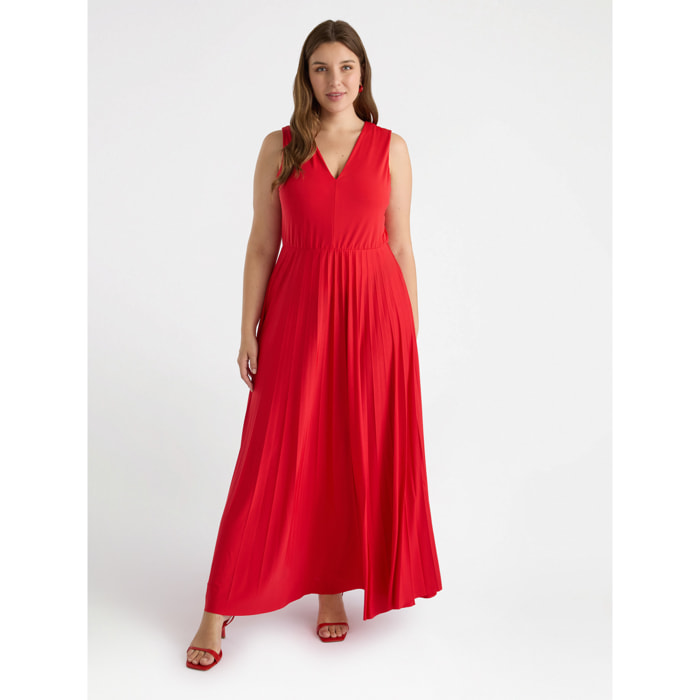 Fiorella Rubino - Vestito lungo in jersey - Rosso