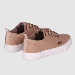 Deportivos de Tejido - Taupe - Tacón: Bajo