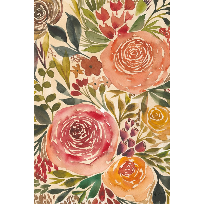 Tableau roses merveilleuses Tableau alu Dibond