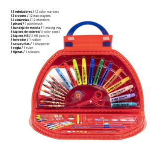 Set papelería coloreable 50 piezas paw patrol