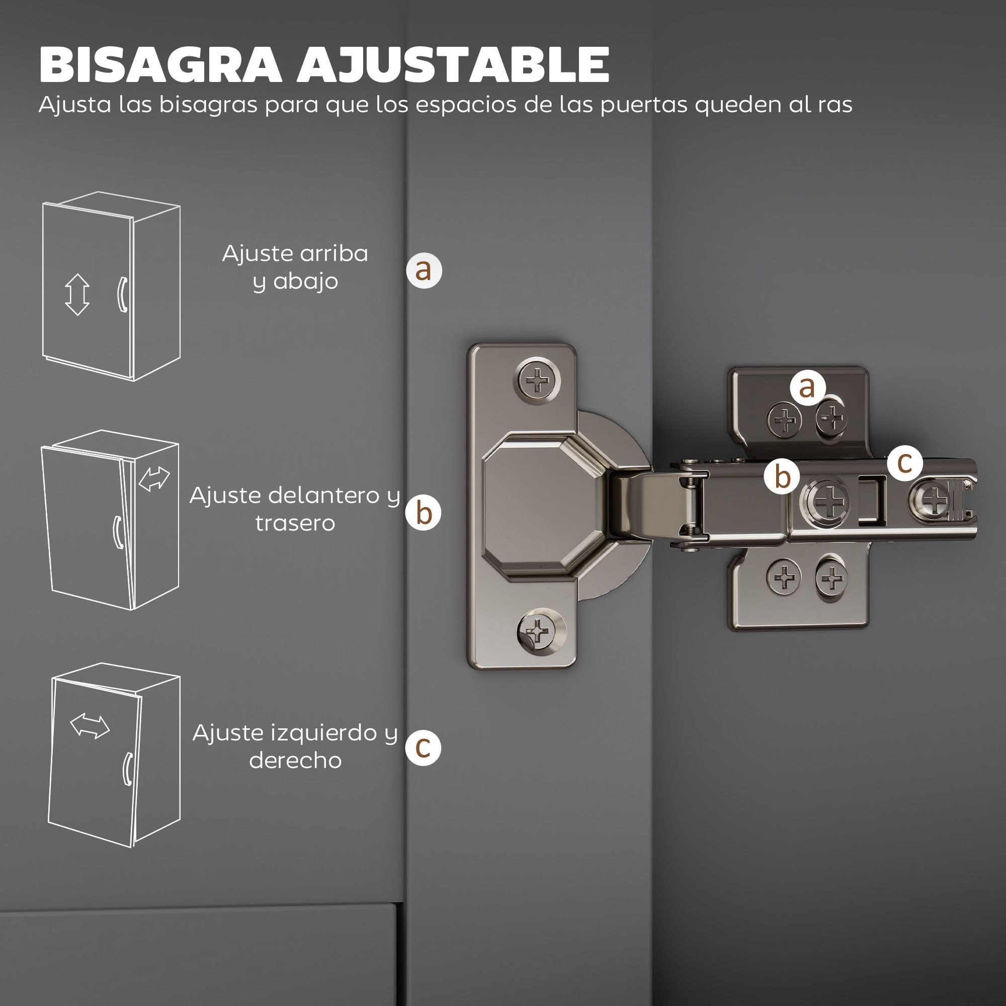Isla de Cocina con Ruedas, Carrito de Cocina con Cajón, 2 Puertas, Toallero y Especiero, Estante Ajustable, para Comedor, 105x36x85 cm, Gris