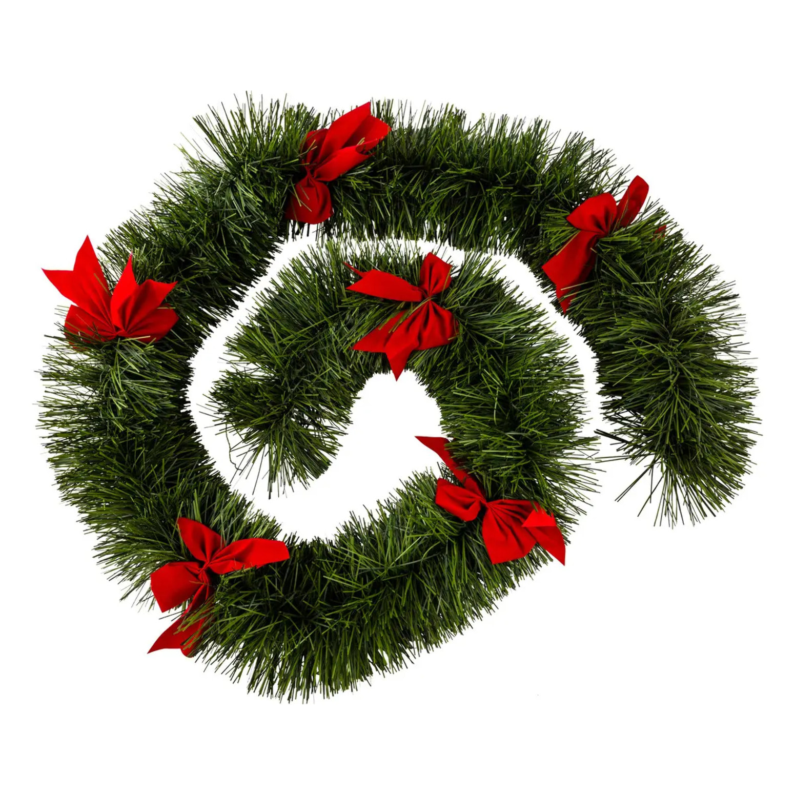 Guirlande boa nœuds 2,7m vert