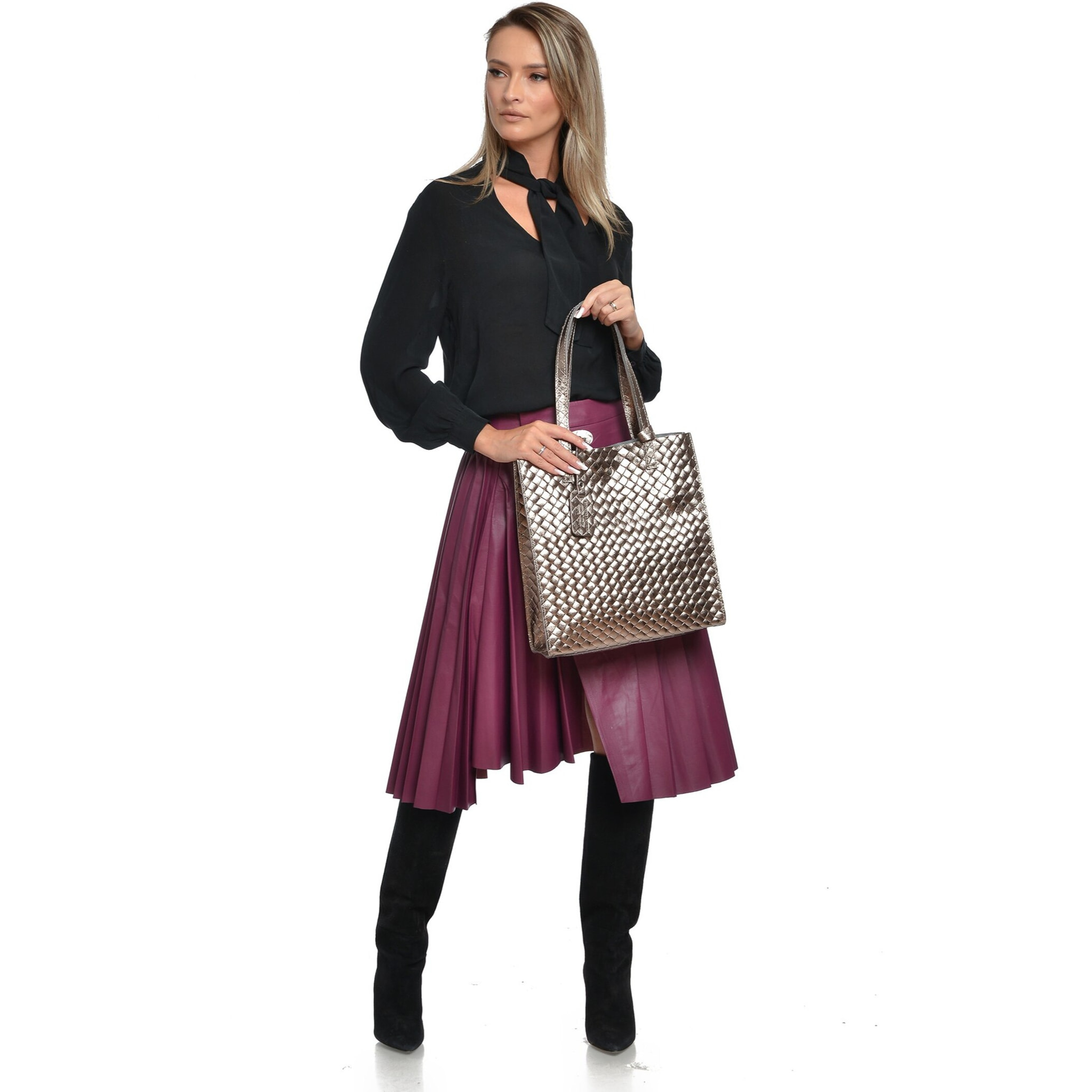 Borsa a tracolla Anna Luchini Giallo