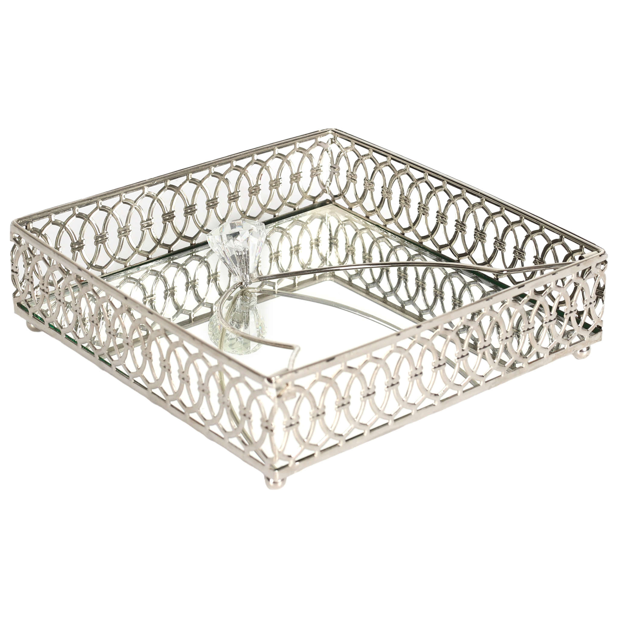 Plateau De Deco Metal Serviette2