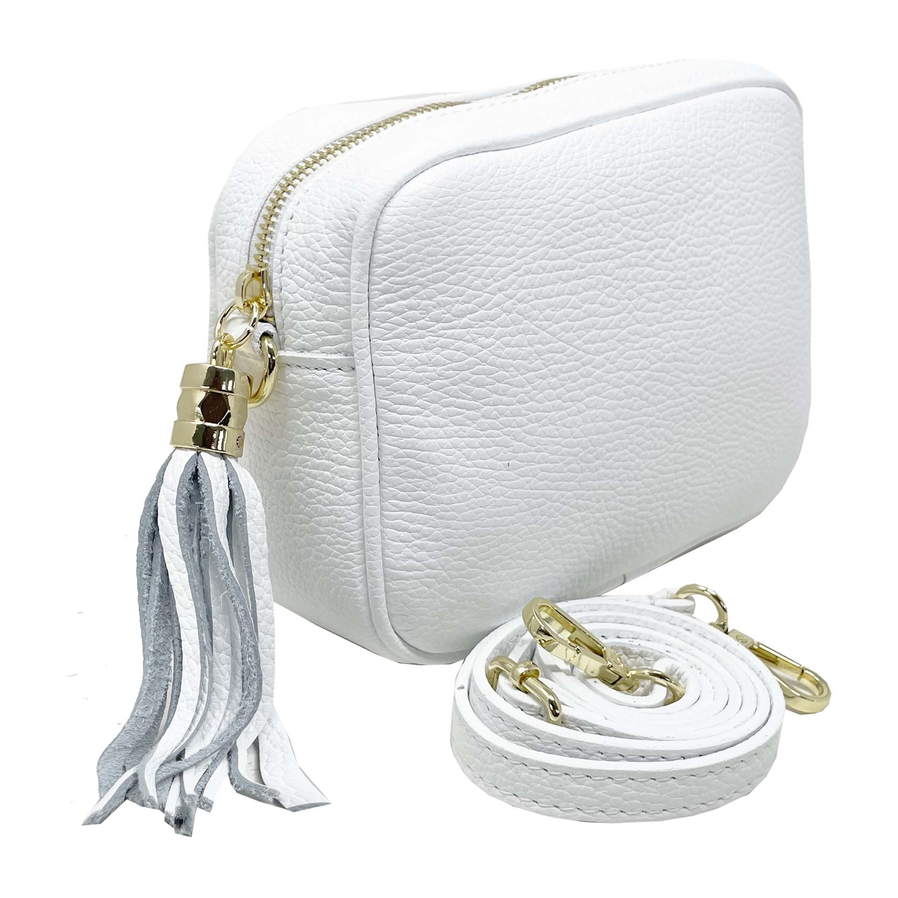 Chicca Borse Tracollina Clutch  Bianco