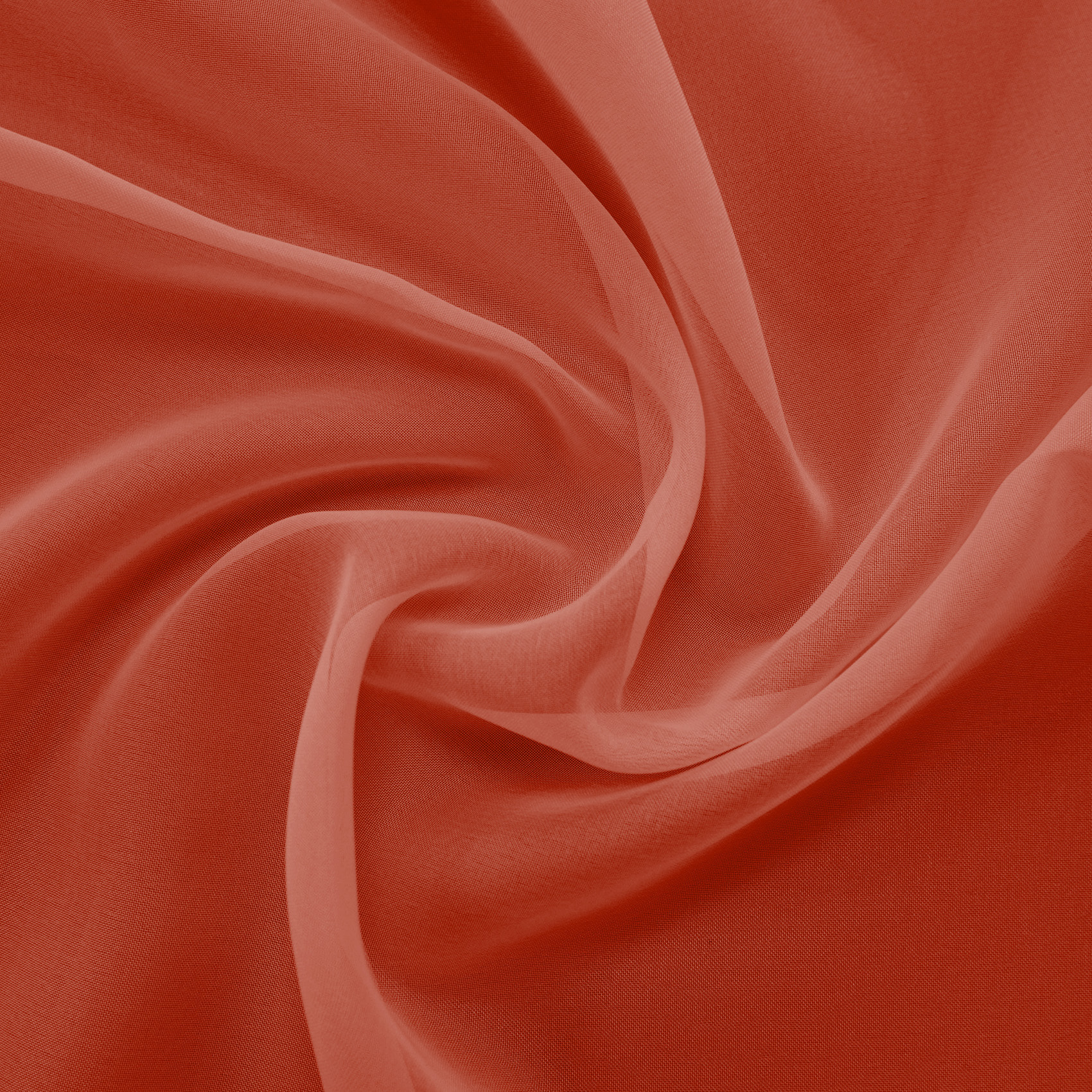 Tissu en voile Non Feu-M1 - Rouge Orangé