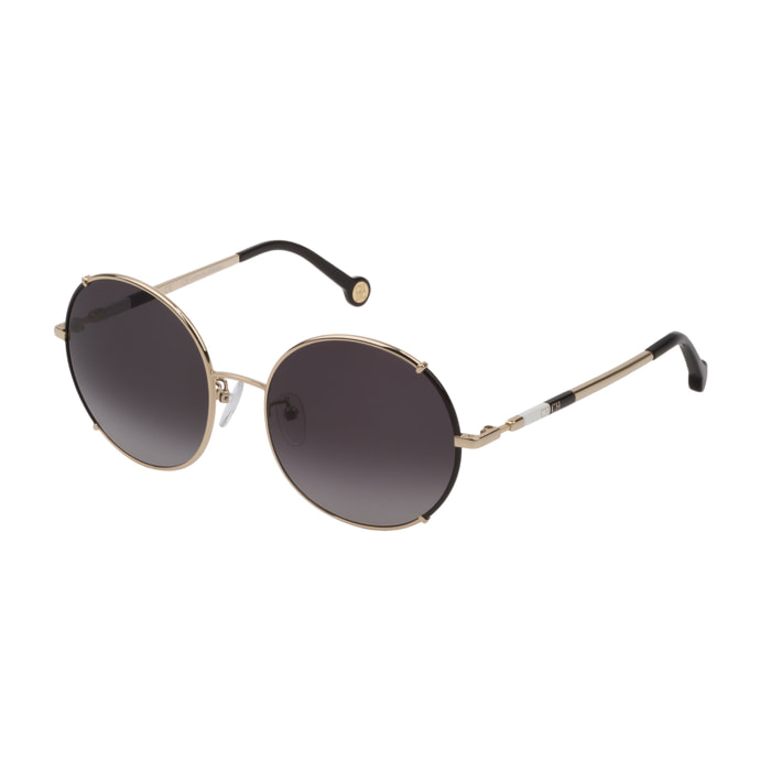 Carolina Herrera - lunettes de soleil pour femme - doré - protection solaire : catégorie 2