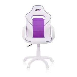 Silla gaming lila DRW Blanco - Morado DRW