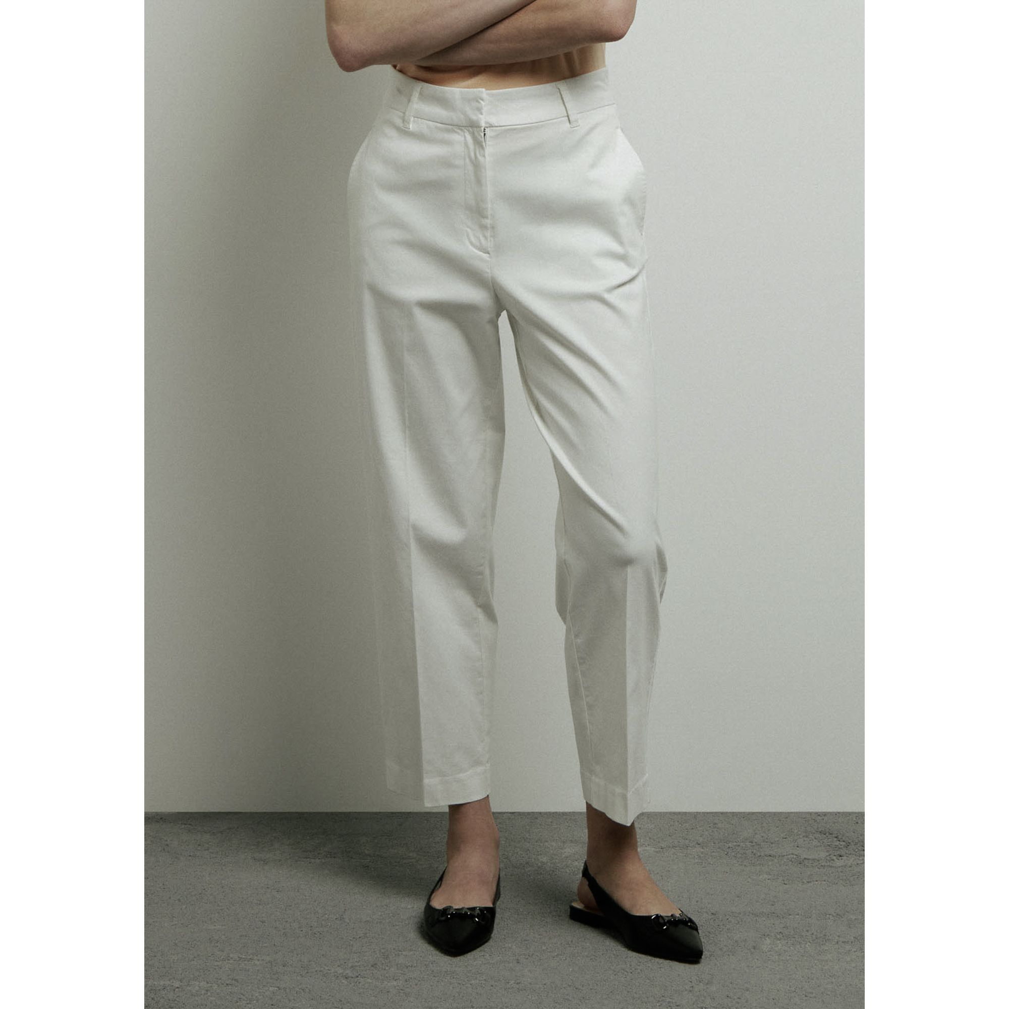 PANTALONE BIANCO CONBIPEL