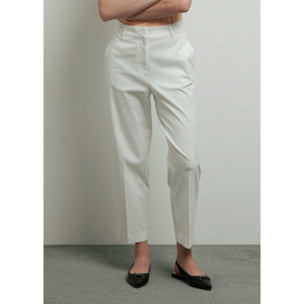 PANTALONE BIANCO CONBIPEL