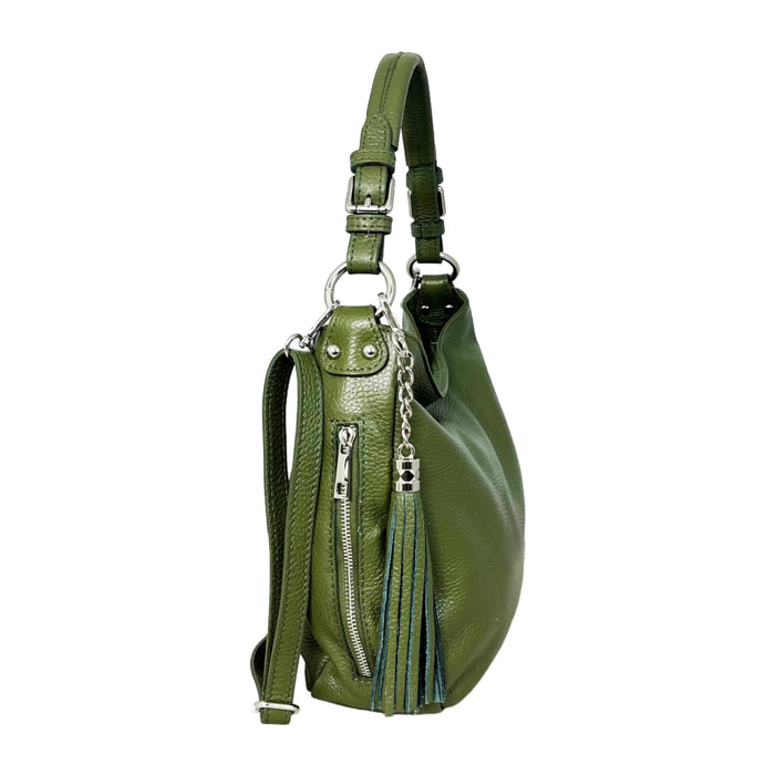 Borsa a spalla Cheval Firenze Annalisa Verde Militare