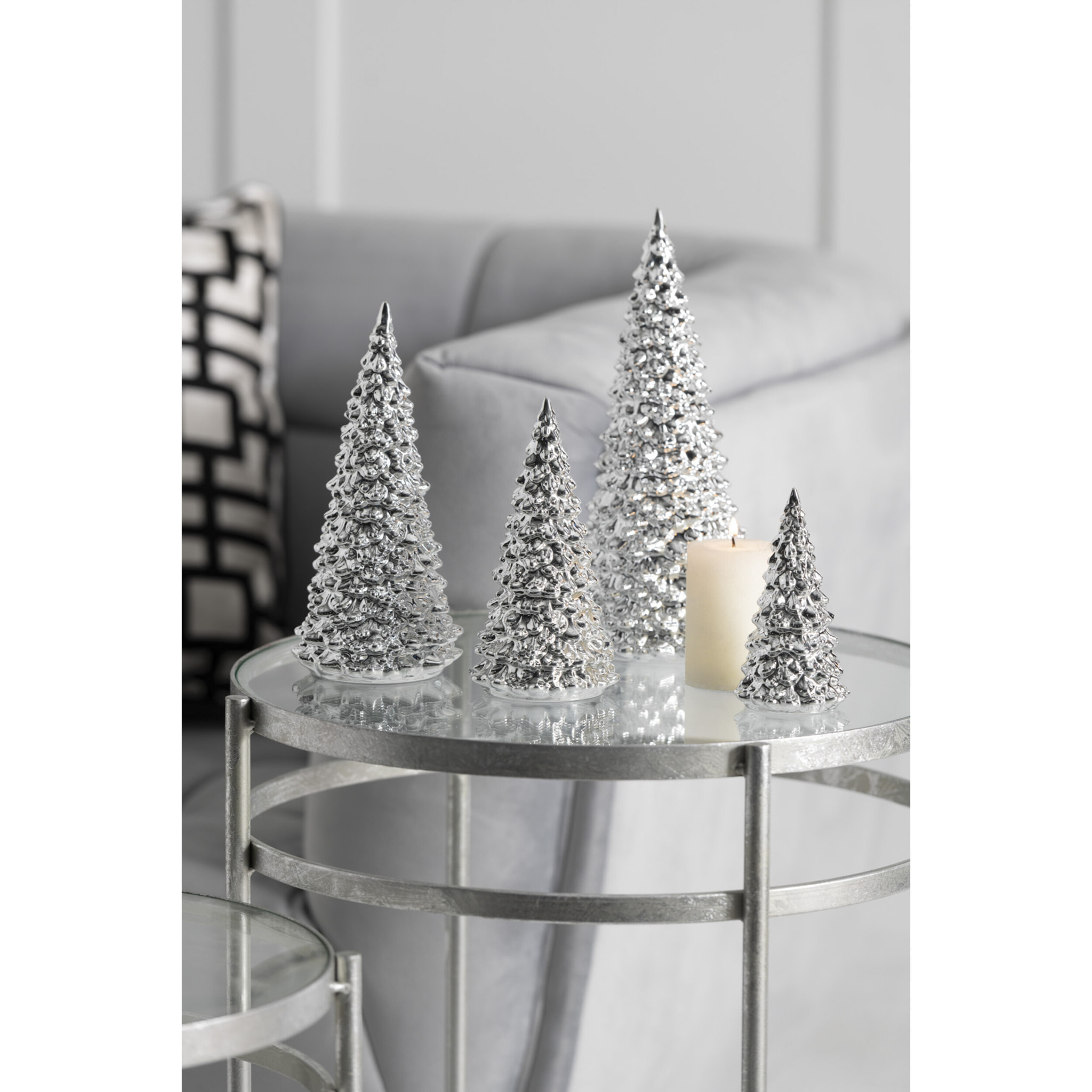 J-Line bougie cylindrique - blanc - small - LED