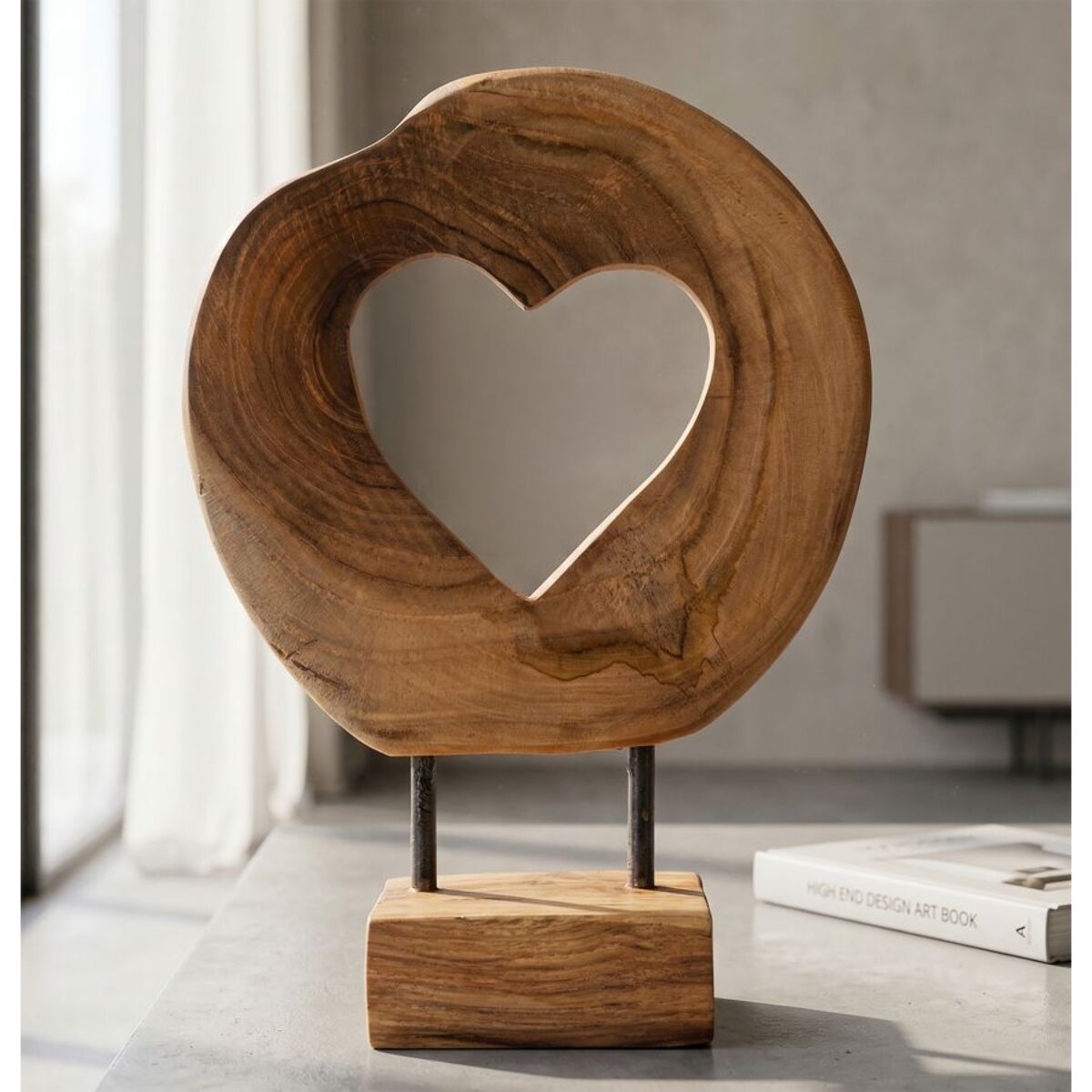 SCULTURA HASI IN TEAK RIC. CM 20X10X28 (PEZZI UNICI - NON RIP. IN SERIE)