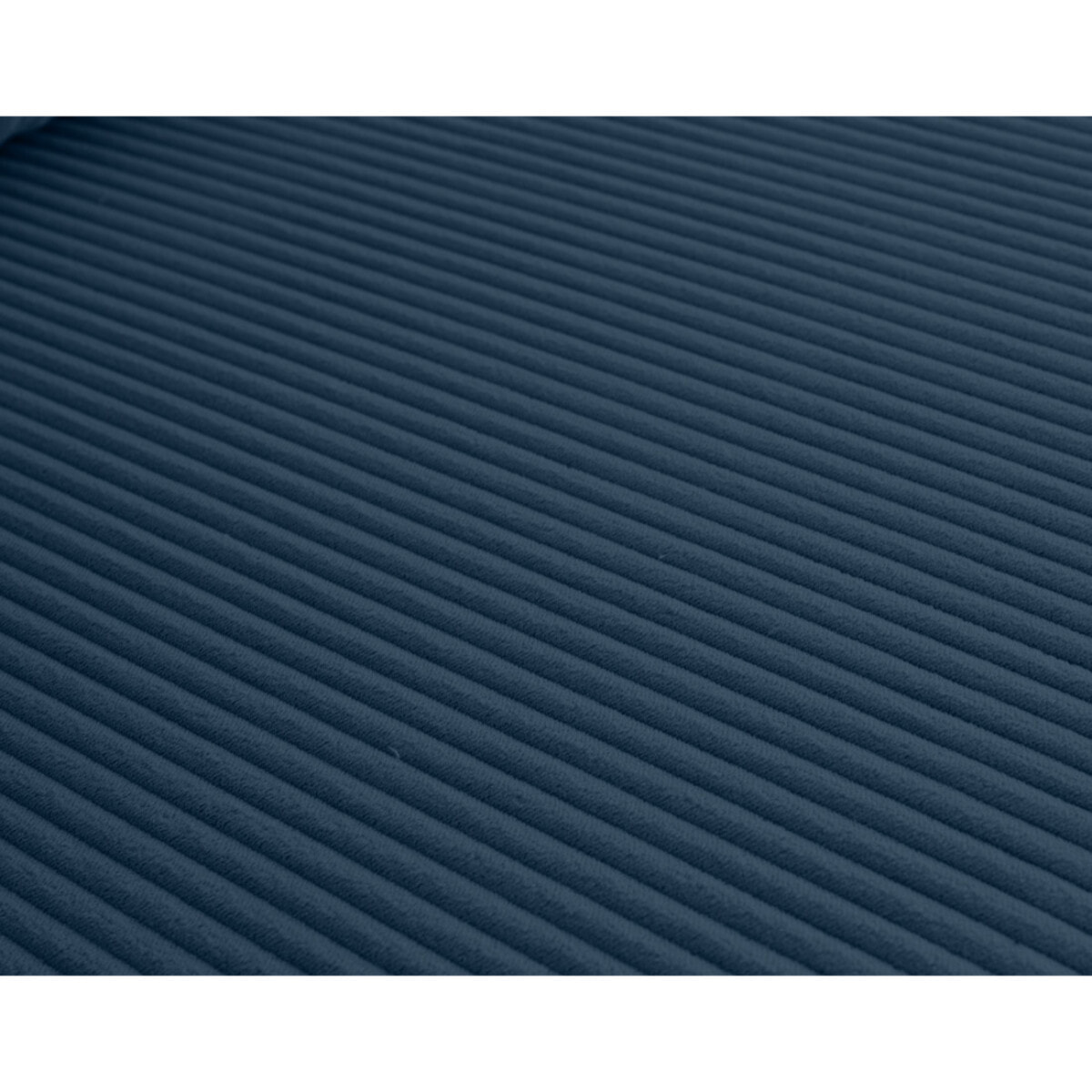 Elton - canapé 3 places convertible avec coffre en velours côtelé - Bleu