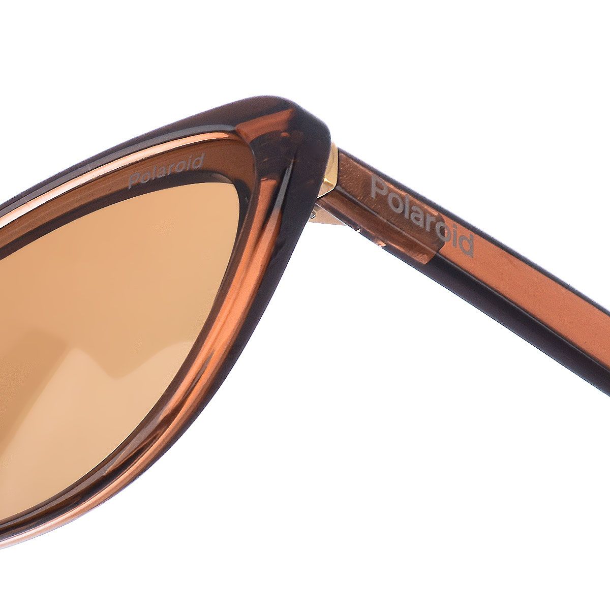 Polaroid - Lunettes soleil - marron - verres : bronze - indice solaire : cat. 3