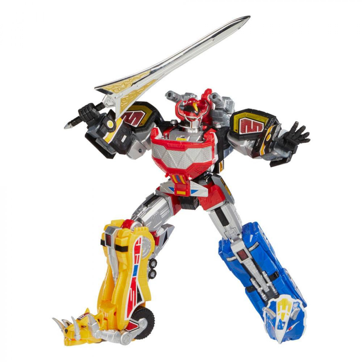 Mighty Morphin Power Rangers Fulminecollection Zord Ascension Project Action Figura 2022 1/144 Dino Megazord 28 Cm Hasbro