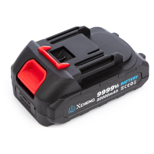 Soffiatore d'aria wireless 21V con batteria al litio rimovibile da 8000mAh.