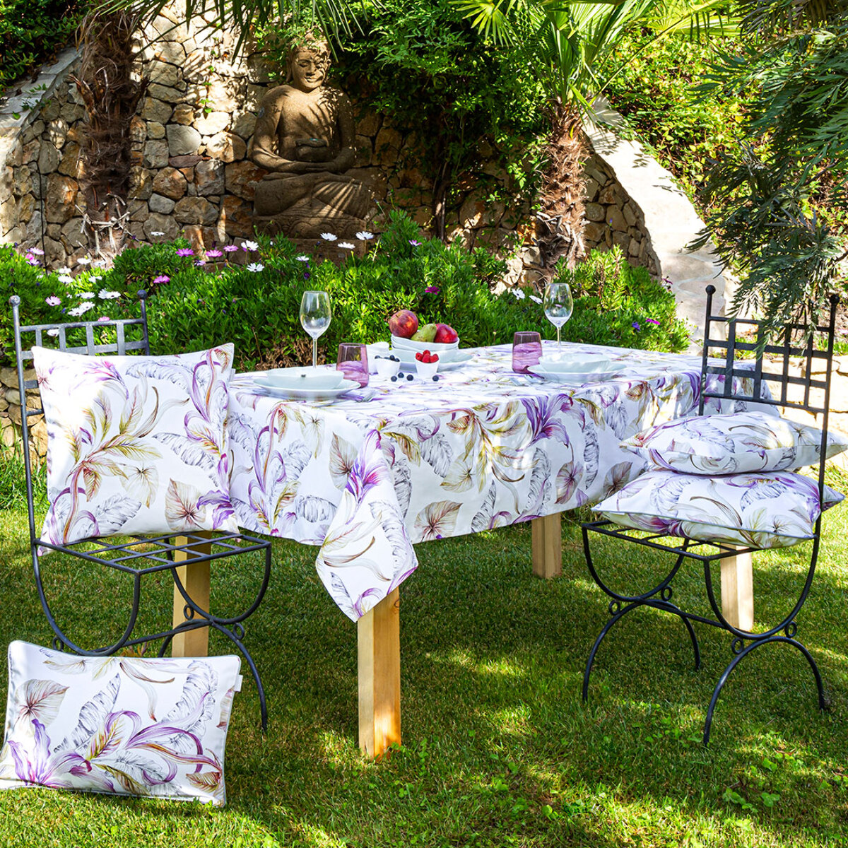 Nappe enduite anti-taches en coton ULUTU - plusieurs tailles disponibles -